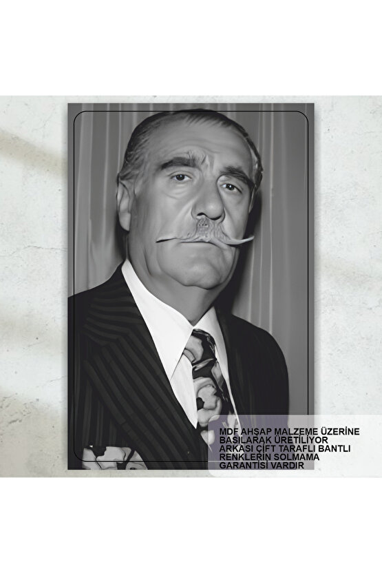 hulusi kentmen yeşilçam türk sineması siyah beyaz tablo retro ahşap poster