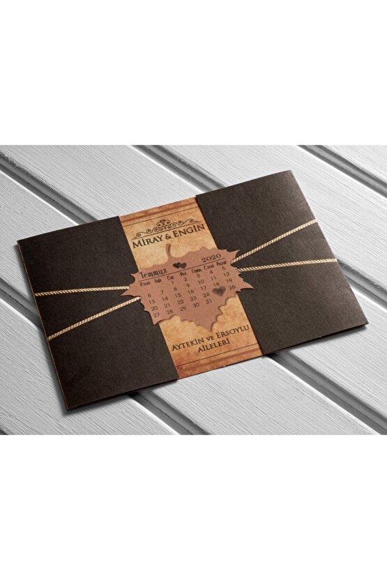 Nişan Düğün Davetiyeleri 1001-10543 50 Adet