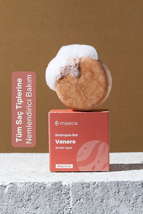 Venere Tüm Saç Tipleri Nemlendirici Katı Şampuan 105 G