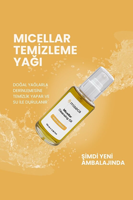 Micellar Durulanabilir Yağ Bazlı Temizleyici 100 ml | Tüm Cilt Tipleri
