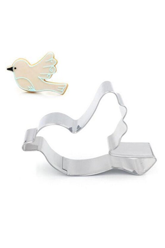 Narkalıp Kuş Şeklinde Kurabiye Kalıbı Paslanmaz Çelik