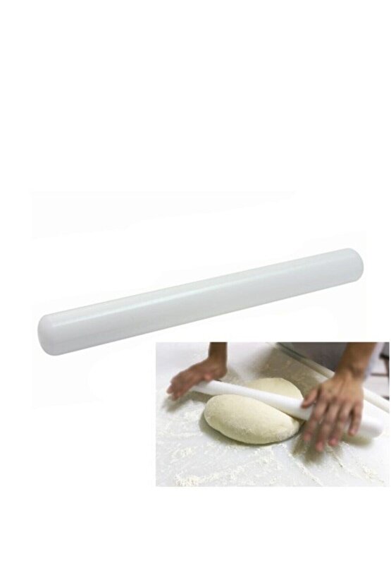 Narkalıp Polietilen Oklava Merdane Boy 40cm Kalınlık 3cm