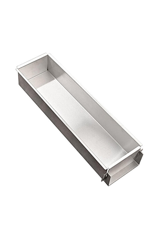 Narkalıp Dikdörtken Tiramisu Pasta Kek Brownie Kalıbı Boy 40cm Derinlik 8x8cm