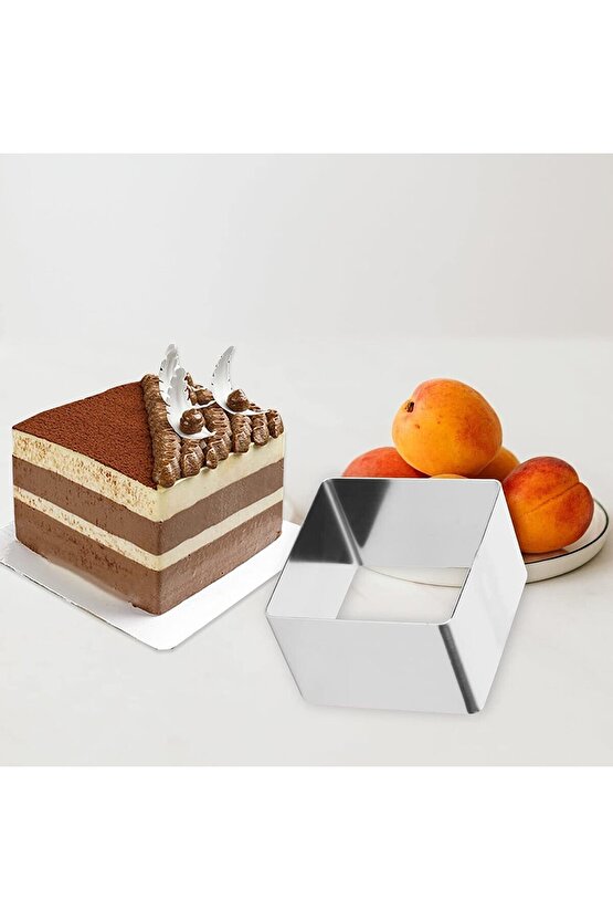 Narkalıp Kare Kek Pasta Kalıbı Çap 10 Cm Derinlik 10 Cm