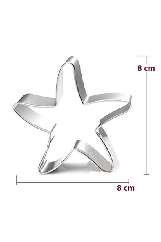 Narkalıp Deniz Canlıları Kurabiye Kalıbı 3 Lü Set