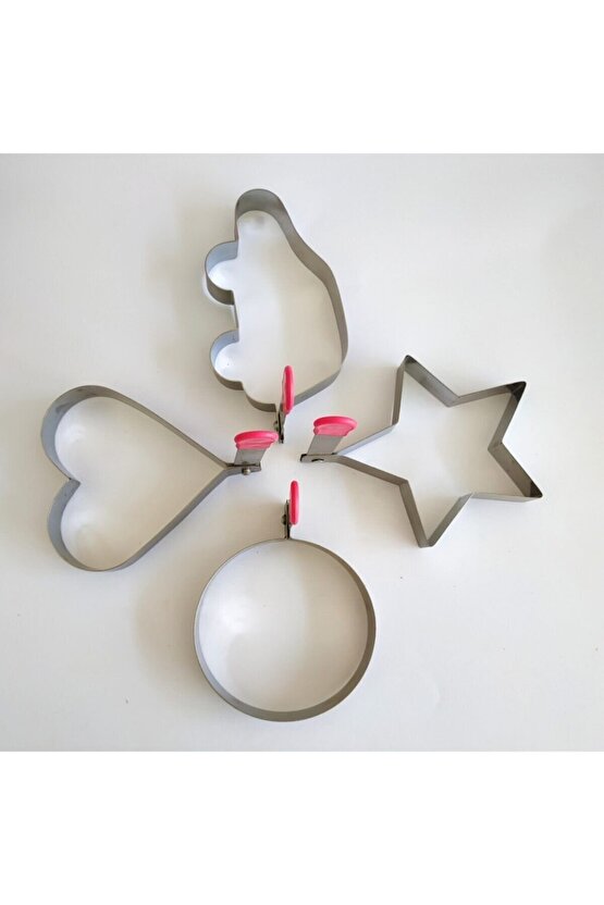 Narkalıp Kalp,yuvarlak,araba,yıldız Omlet Ve Krep Pişirme Kalıbı