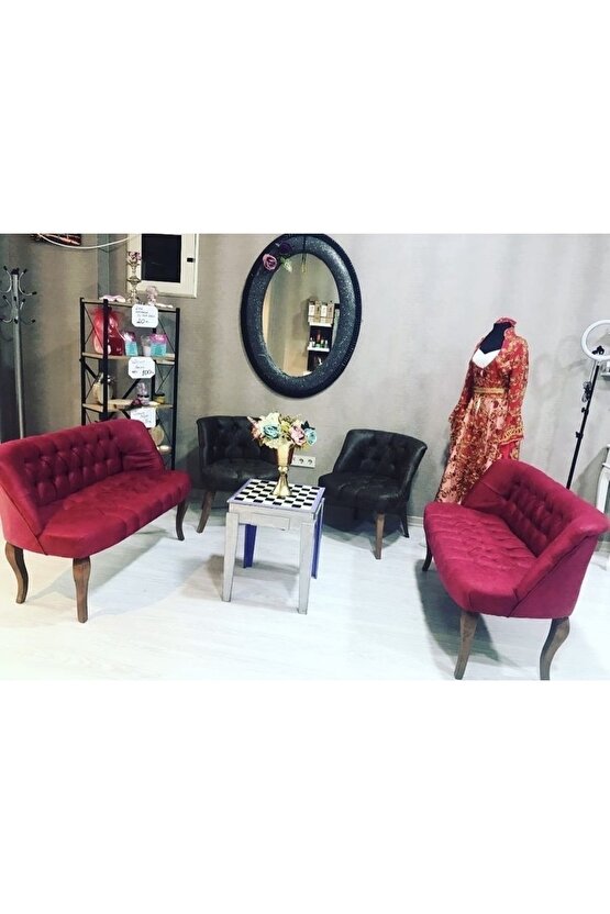 Çay Seti Koltuk Balkon Takımı 2 +2+1+1