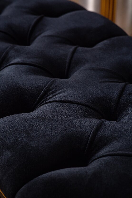 Gold Dresuar Puflu Ultra Lak Kaplama Dresuar Puflu