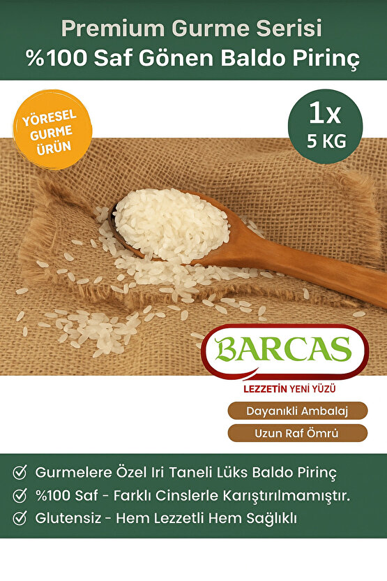 5 kg YERLİ BALDO PİRİNÇ