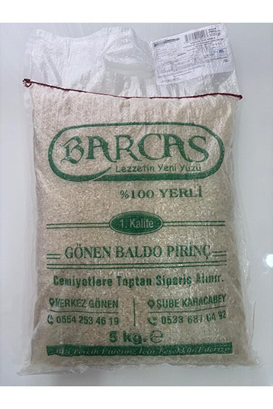 5 kg YERLİ BALDO PİRİNÇ