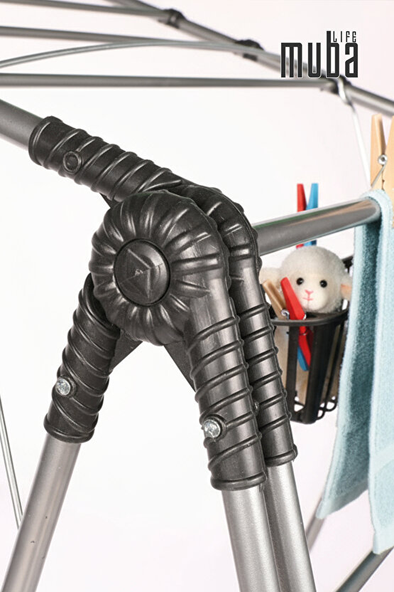 Çift 2 Katlı Çamaşır Kurutmalık Borulu Askılık 2 Katlı Çamaşır Kurutma Askısı Borulu