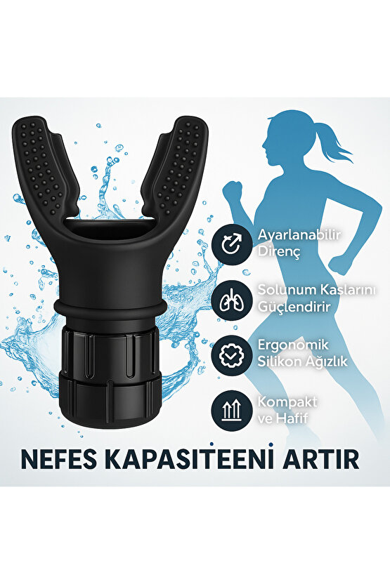 Ayarlanabilir Dirençli Nefes Egzersiz Aleti