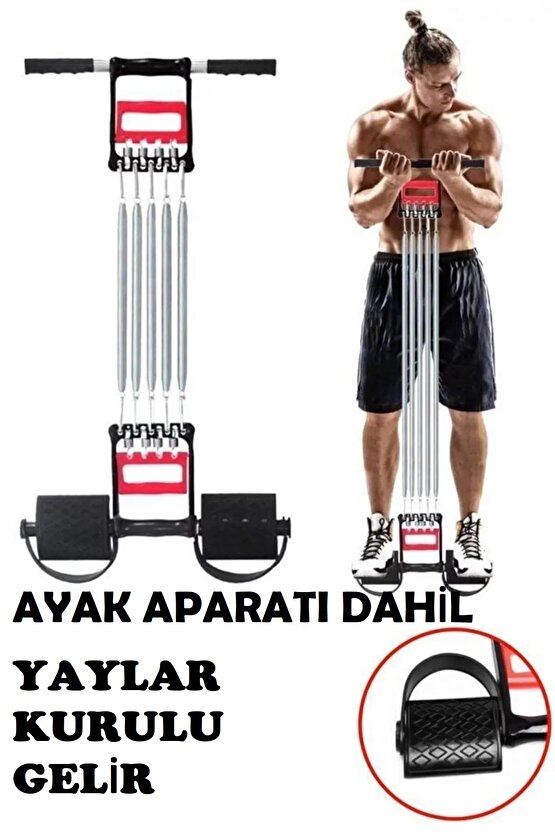 El Ayak Göğüs Yayı Çelik Yay Spor Aleti