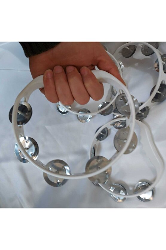 5 Adet Plastik Def Zilli Tef Hesaplı Düğün Kına Nişan Nikah Söz Aksesuarı