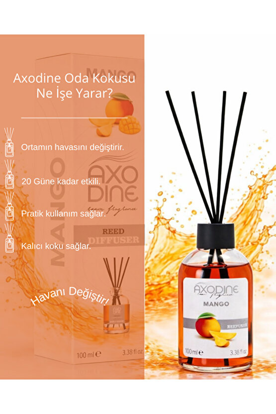 Mango Bambu Çubuklu Dekoratif Oda Kokusu 100 ML