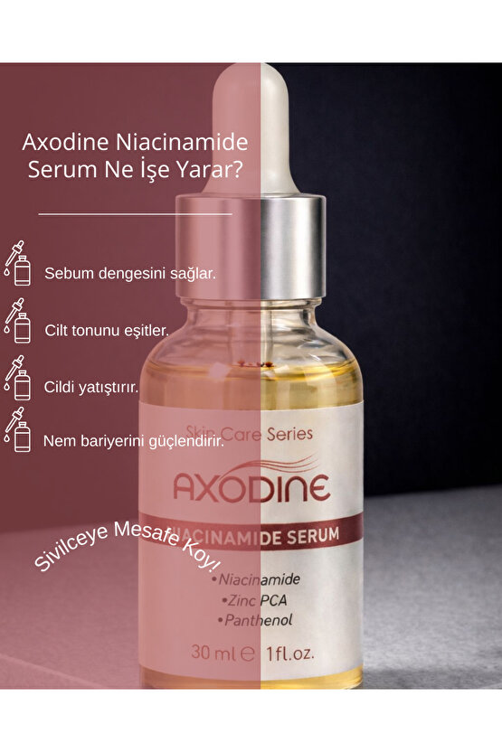 Gözenek Sıkılaştırıcı Sivilce, Leke Ve Siyah Nokta Karşıtı Niacinamide Serum 30 ml