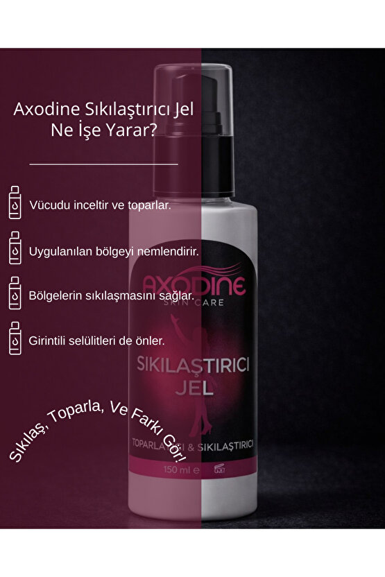 Sıkılaştırıcı, Selülit Ve Çatlak Giderici Vücut Şekillendirici Jel Krem 150 ml