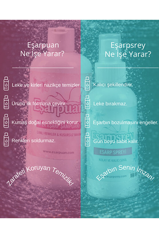 Ipek Şal Eşarp Şampuanı Ve Eşarp Spreyi (2li Paket)