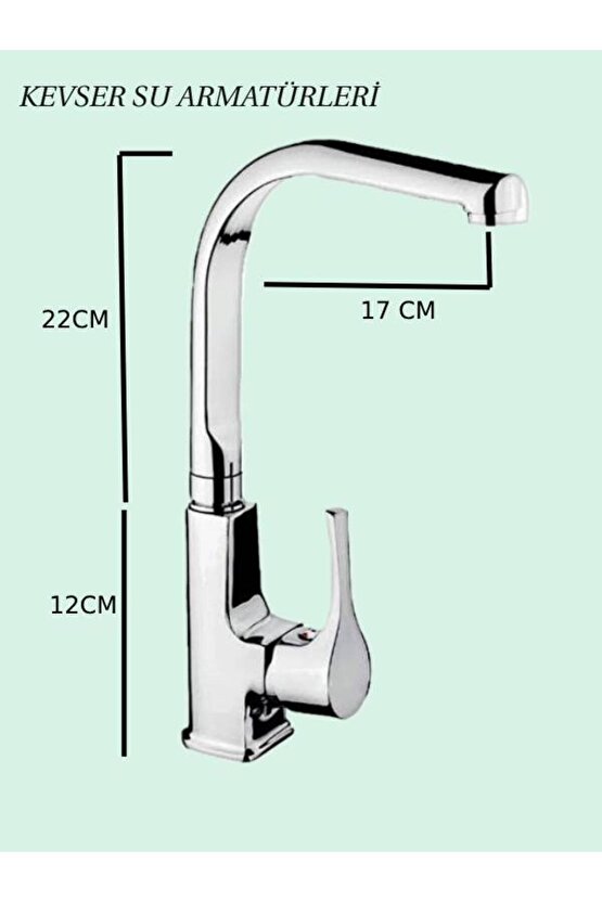 Lotus Kuğu Mutfak Batarya Uzun Boru