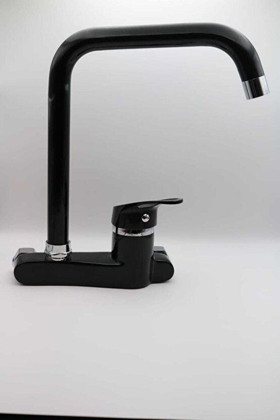 Meriç Aplike Siyah Mutfak Bataryası U Boru