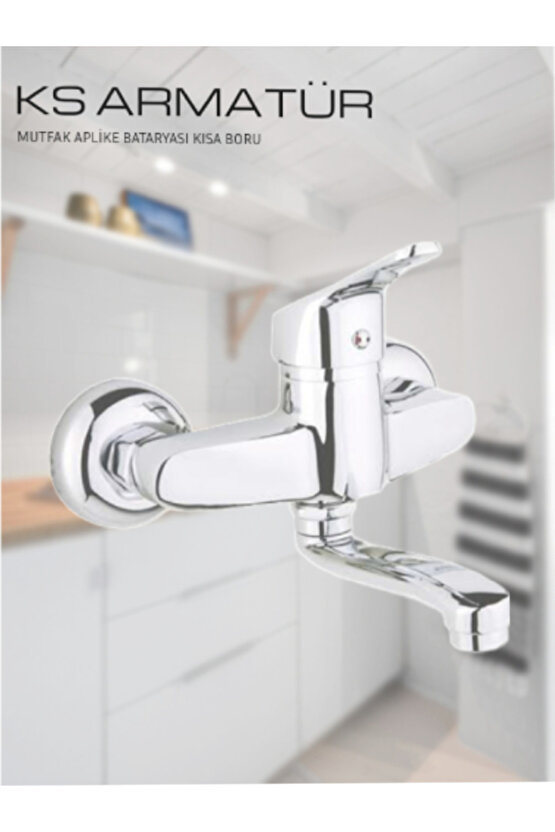 Aplike Mutfak Bataryası Kısa Boru
