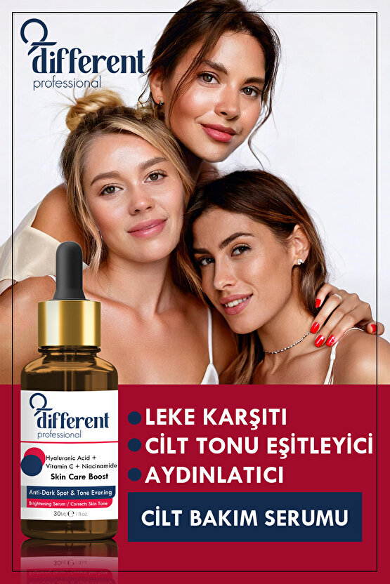 Cilt Tonu Eşitleyici Leke Karşıtı ve Aydınlatıcı Cilt Bakım Serumu 30ml