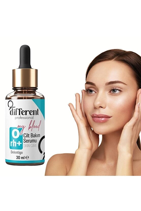 0 Rh Kan Grubuna Özel Cilt Yenileyici Nemlendirici Leke Önleyici Aydınlatıcı Bakım Serumu