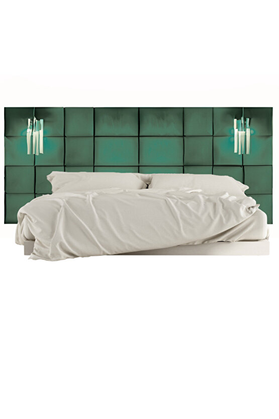 DEKORATİF DÖŞEMELİ YATAK BAŞLIĞI - 200CM ÇOKLU PANELLİ