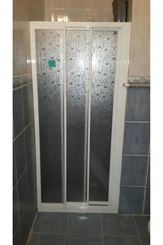 Beyaz Profilli Bella Seri 1Sabit 2 Sürgülü Duşakabin