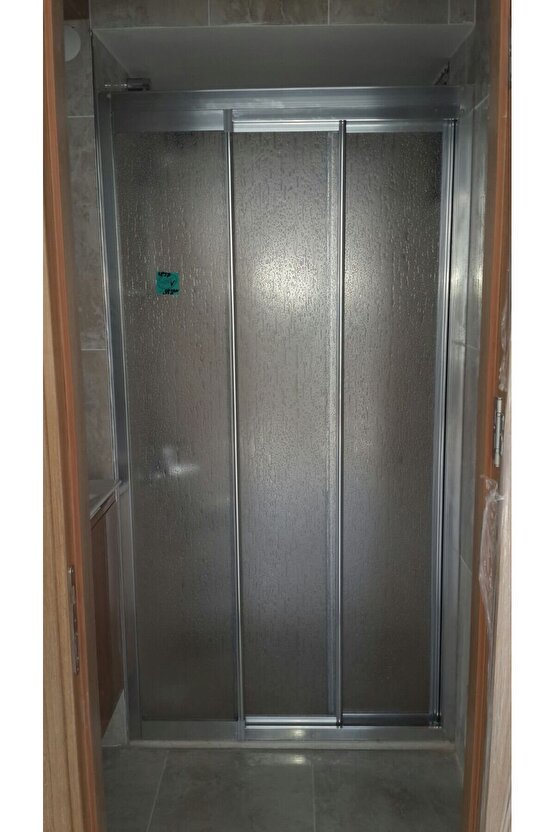 Parlak Profilli Bella Seri 1 Sabit 2 Açılır Sürgülü Duşakabin