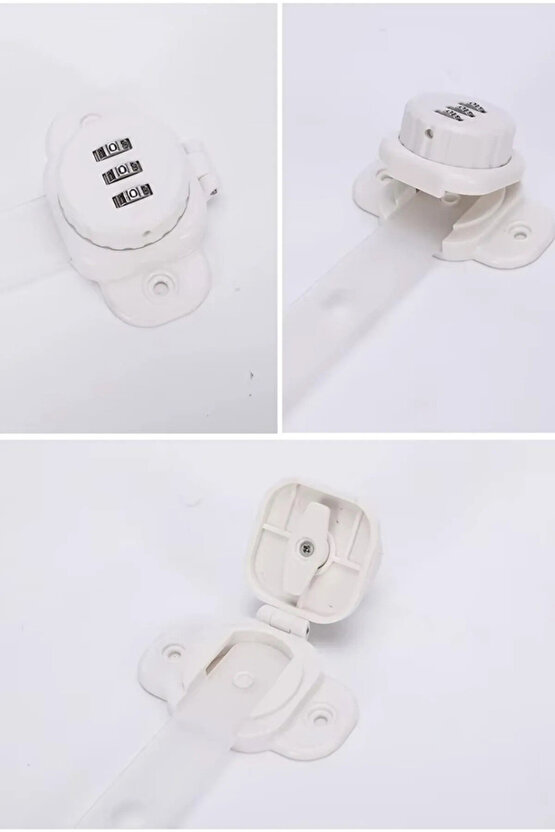 Şeffaf Numaratör Şifreli Çok Amaçlı Esnek Dolap ve Çekmece Kilidi