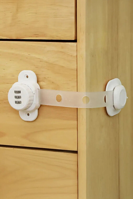 Şeffaf Numaratör Şifreli Çok Amaçlı Esnek Dolap ve Çekmece Kilidi