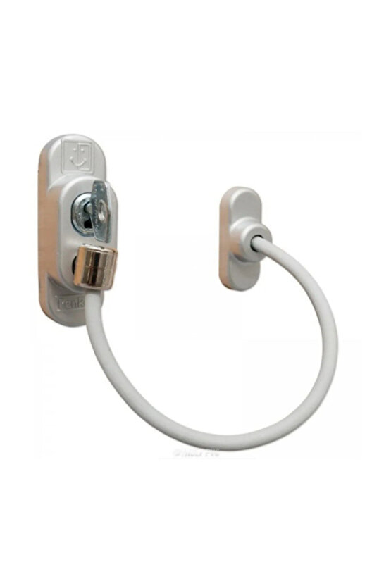 Penkid Çelik Halatlı Kablolu Kapı Pencere Kilidi Beyaz