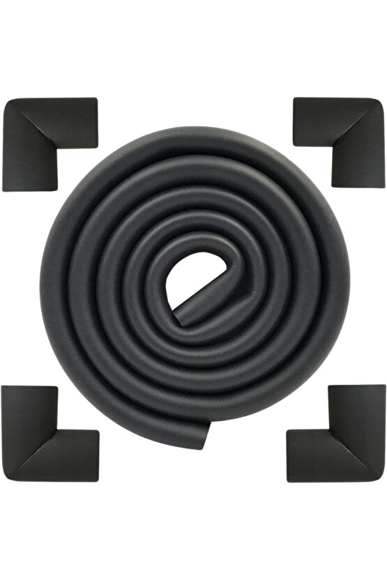 Jumbo 2 Mt. Kenar Ve 4 Ad. Köşe Koruyucu Siyah