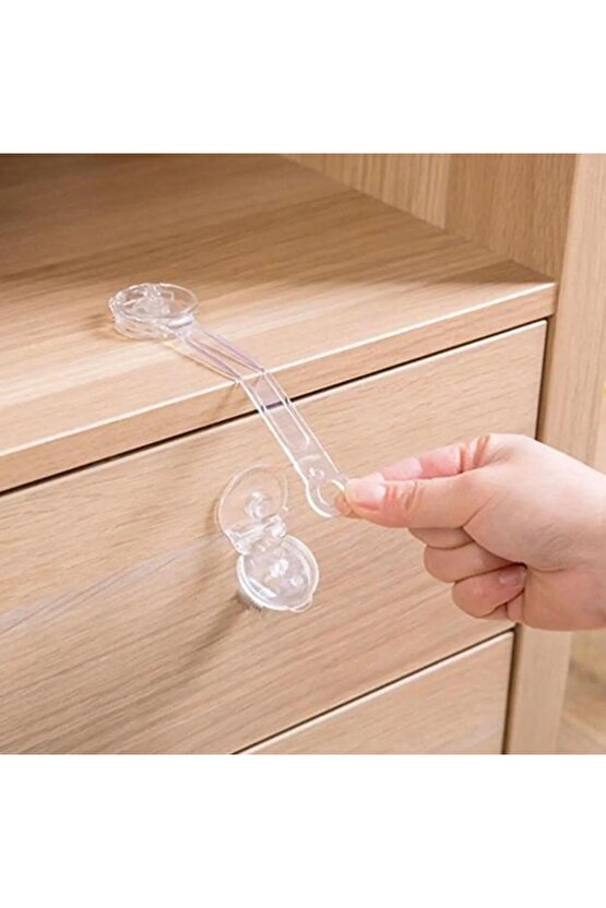 Play Safe 6lı Şeffaf Çok Fonksiyonlu Bebek Güvenlik Kilidi