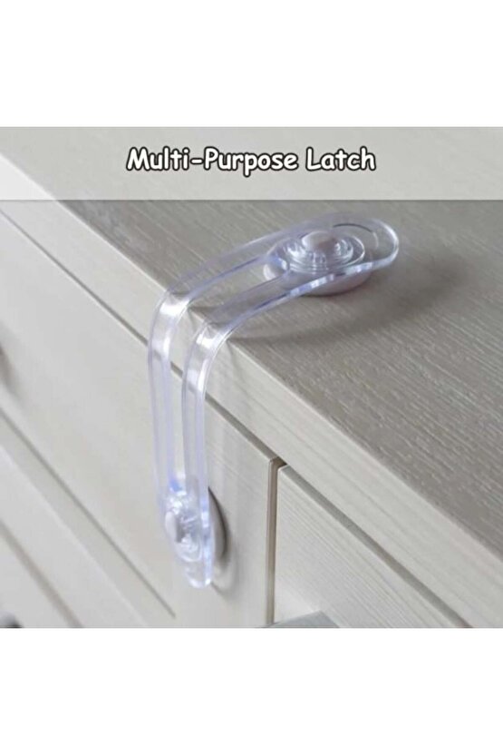 Play Safe 6lı Şeffaf Çok Fonksiyonlu Bebek Güvenlik Kilidi