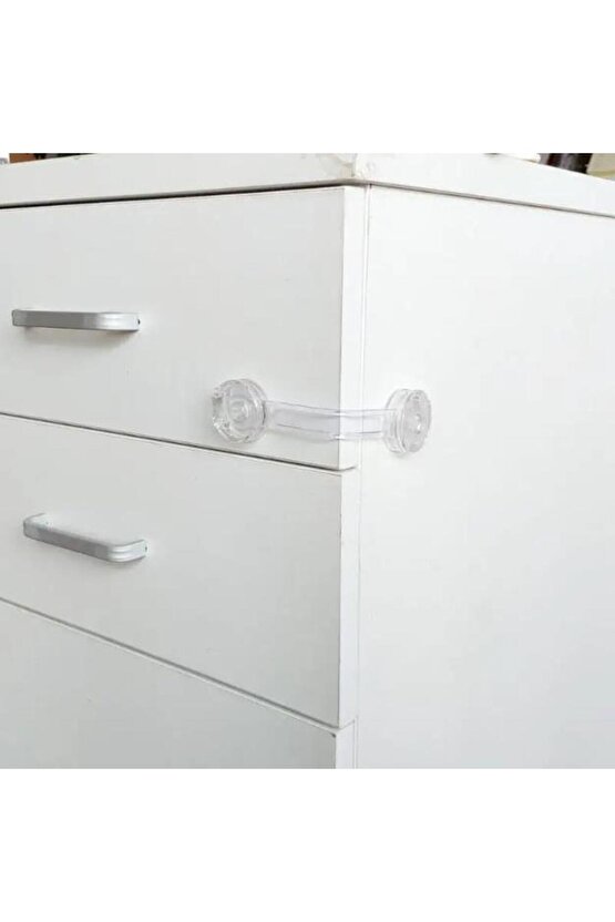 Play Safe 6lı Şeffaf Çok Fonksiyonlu Bebek Güvenlik Kilidi