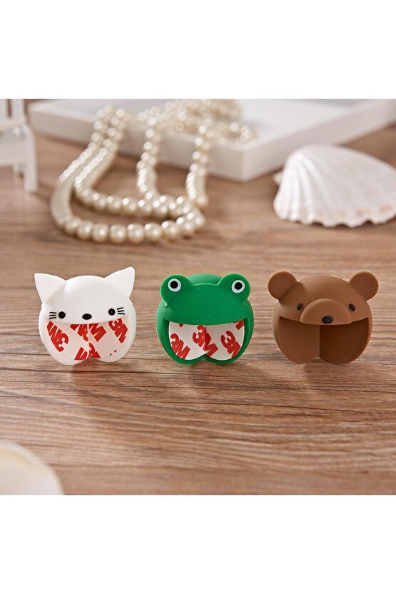 Silikon Sevimli Beyaz Köşe Koruyucu