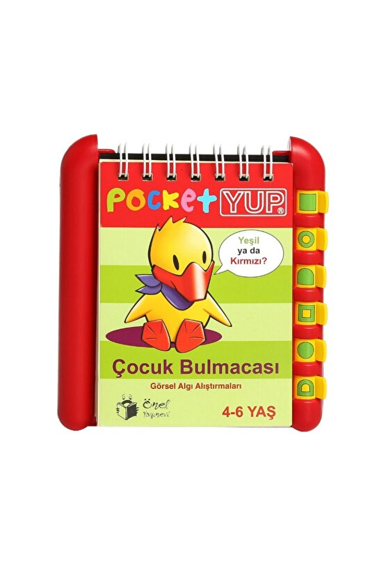 Akıllı Düğmeler - Pocketyup - 4-6 Yaş Çocuk Bulmacası Kitabı Kontrol Kutusu