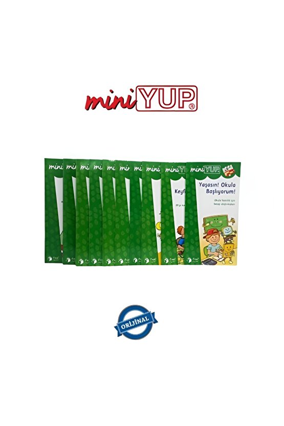 MiniYUP 6+ Yaş Zeka Geliştirme Kitapları (Kontrol Kutusu Dahil Değildir)