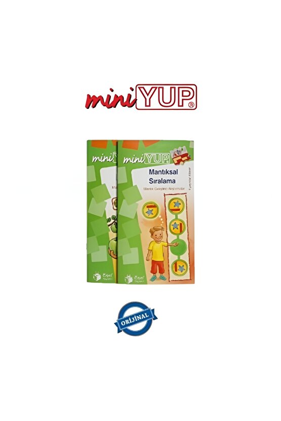 miniYUP 6-8 Yaş Mantık Oyunları Seti Kitapları (Kontrol Kutusu Dahil Değildir)