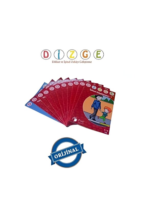 DİZGE 5-6 Yaş İşitsel Zeka Geliştirme Kitapları (Kontrol Kutusu Dahil Değildir)