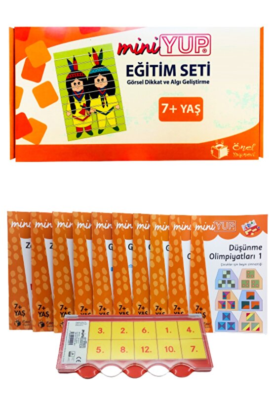 Miniyup 7 Yaş Görsel Dikkat Ve Algı Geliştirme Eğitim Seti