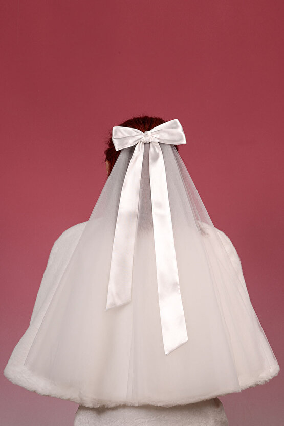 Fiyonk Gelin Duvak Gelip Kep Vualet Gelin Kep,nikah Şapkası Vualet