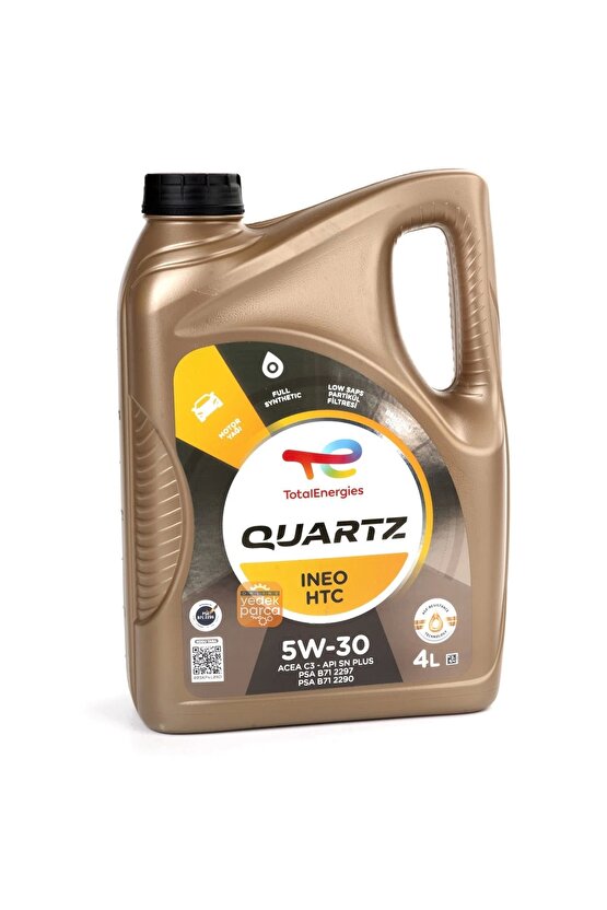 Quartz İneo HTC 5W-30 Motor Yağı 4 Litre