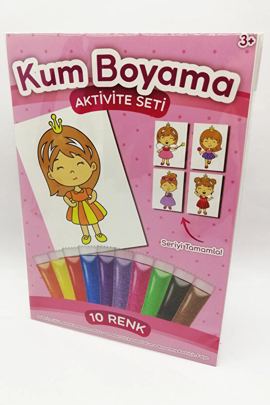 Hera | Sevimli Prensesler Kum Boyama Aktivite Seti Tekli Paket