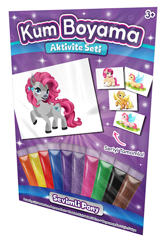 Pony Maya | Pony Kum Boyama Aktivite Seti Tekli Paket