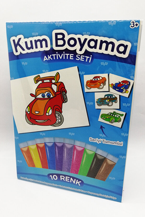 Çaylak Yarışçı | Araba Kum Boyama Aktivite Seti Tekli Paket