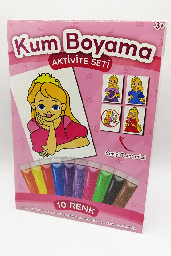 Hayalperest Prenses | Prenses Kum Boyama Aktivite Seti Tekli Paket