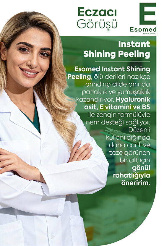 Instant Shining Peeling 100 ml – Anında Parlaklık, Yumuşaklık ve Cilt Yenileyici Bakım